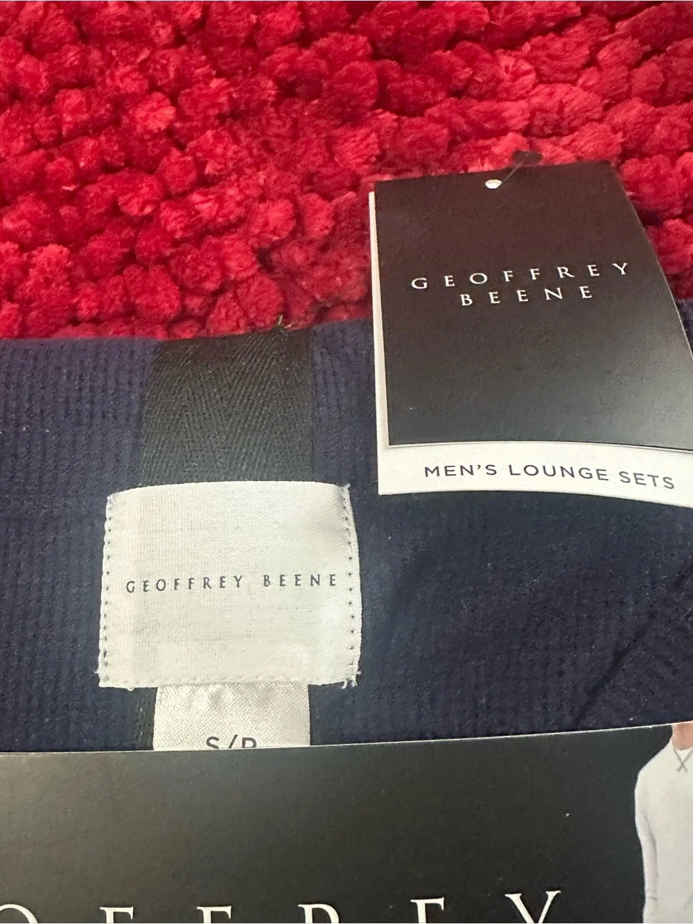 Geoffrey Beene Navy Men’s Super Soft Lounge Set